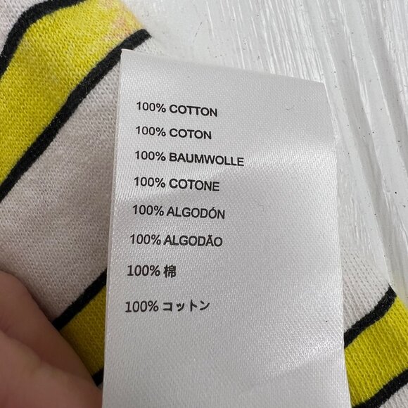 Urban Outfitters Cropped‎ Polo Shirt Striped Pink Yellow White Size Small NWT - Picture 7 of 8